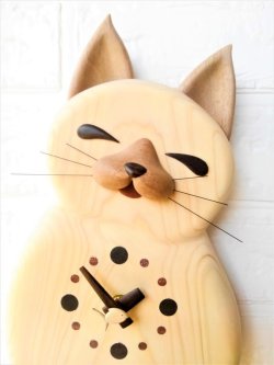 画像3: 掛時計うふ猫
